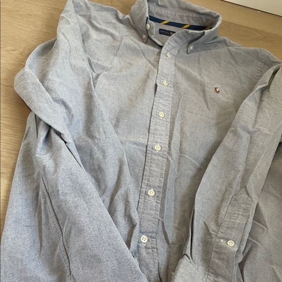 Ralph Lauren Light Blue Casual Button Down Shirt - Picture 6 of 8